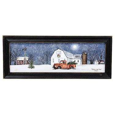 Winter on the Farm Framed Print - The Fox Decor